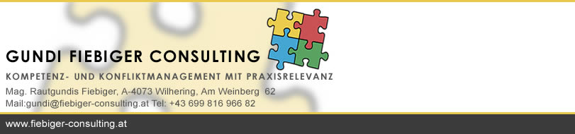 Gundi Fiebiger Consulting - Kompetenz- und Konfliktmanagement - www.fiebiger-consulting.at